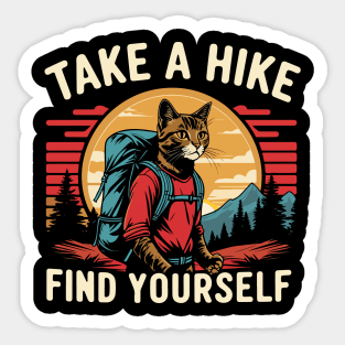 Take a Hike, Find Yourself Sticker